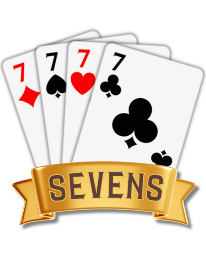 Sevens Card Game Logo